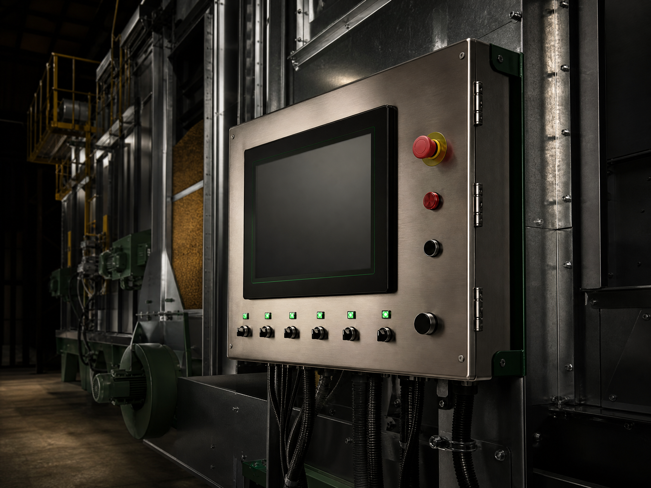 Oakland grain dryer live control console